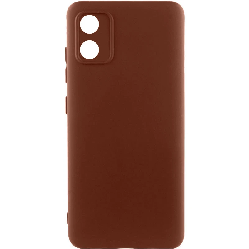 Чохол Silicone Cover Ummi Lakshmi Full Camera (AA) для Motorola Moto E13 – Коричневий / Brown. Фото 1 з 1