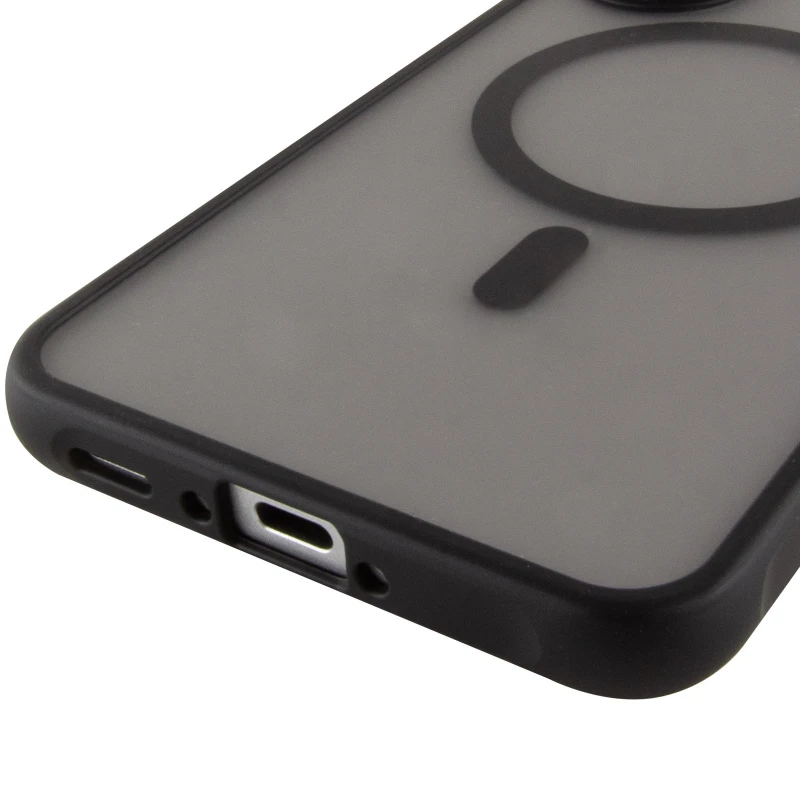 Чехол TPU Bloom with Magnetic Fit для Samsung Galaxy S25 FE – Black. Фото 5 из 5