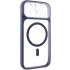 Чохол TPU GETMAN Moon Clear with MagSafe для Apple iPhone 15 (6.1") – Blue. Фото 2 з 6