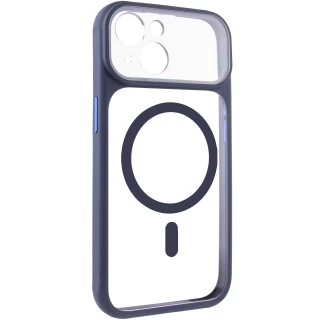 Чехол TPU+PC GETMAN Moon Clear with MagSafe для Apple iPhone 13 (6.1") фото 1 из 6