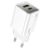 МЗП Hoco N46 Glorious PD20W+QC3.0 (1USB-A/1C) – White. Фото 1 з 4