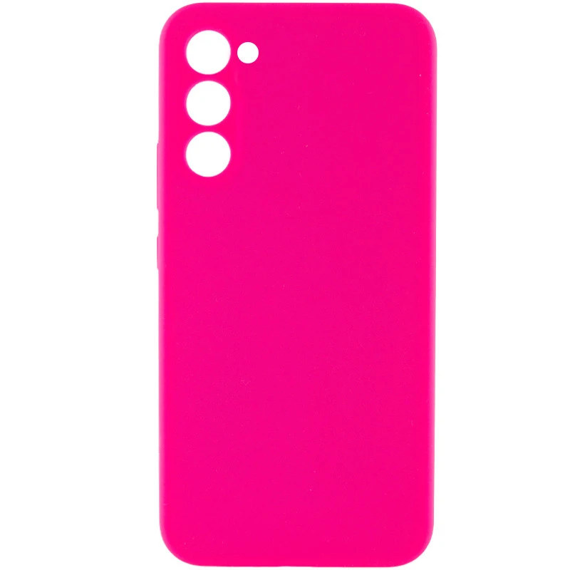 Чохол Silicone Case Lakshmi Premium із закритою камерою для Samsung Galaxy S24+ – Рожевий / Barbie pink. Фото 1 з 9