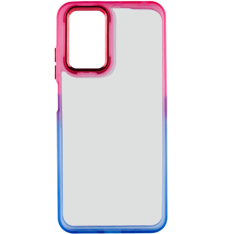 Силіконовий чохол фреш на Realme C67 4G – Синій / Рожевий. Фото 2 з 4