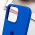Чехол Silicone Case с закрытым низом для Apple iPhone 15 Pro (6.1") – Синий / Capri Blue. Фото 5 из 7