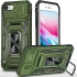 Ударостійкий чохол Square Ring зi шторкою на камеру на Apple iPhone 7 / 8 (4.7") – Оливковий / Army Green. Фото 1 з 6