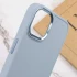 TPU чехол Bonbon с металлическими кнопками для Apple iPhone 14 (6.1") – Голубой / Mist blue. Фото 4 из 6
