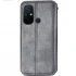 Чехол-книжка GETMAN кубик для Xiaomi Redmi 12C – Серый. Фото 3 из 5