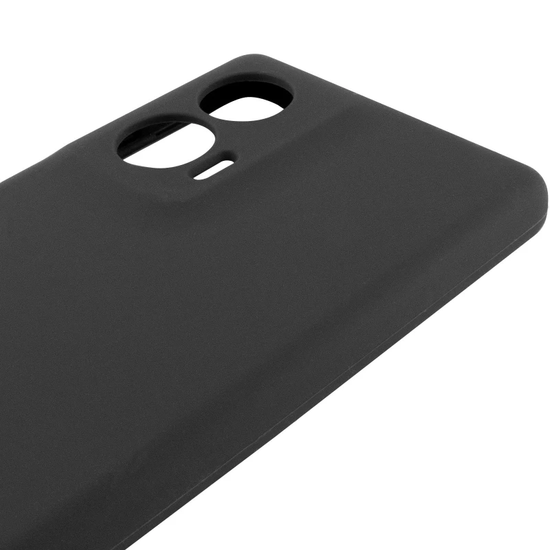 Чехол Silicone Case Lakshmi Plus с закрытой камерой для Motorola Edge 50 – Черный / Black. Фото 5 из 6