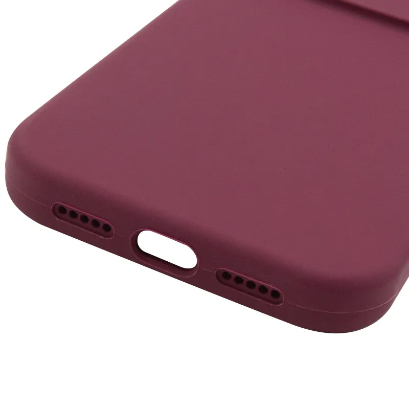 Чехол Silk Full Camera Protective (AA) NO LOGO для Apple iPhone 17 Pro Max (6.9") – Бордовый / Plum. Фото 5 из 5