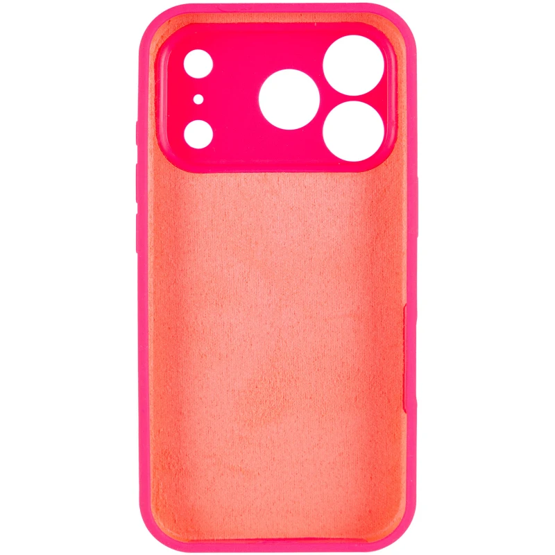 Чехол Silk Full Camera Protective (AA) NO LOGO для Apple iPhone 17 Pro (6.3") – Розовый / Barbie pink. Фото 6 из 8