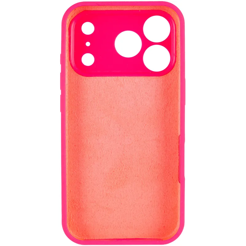 Чехол Silk Full Camera Protective (AA) NO LOGO для Apple iPhone 17 Pro Max (6.9") – Розовый / Barbie pink. Фото 3 из 5