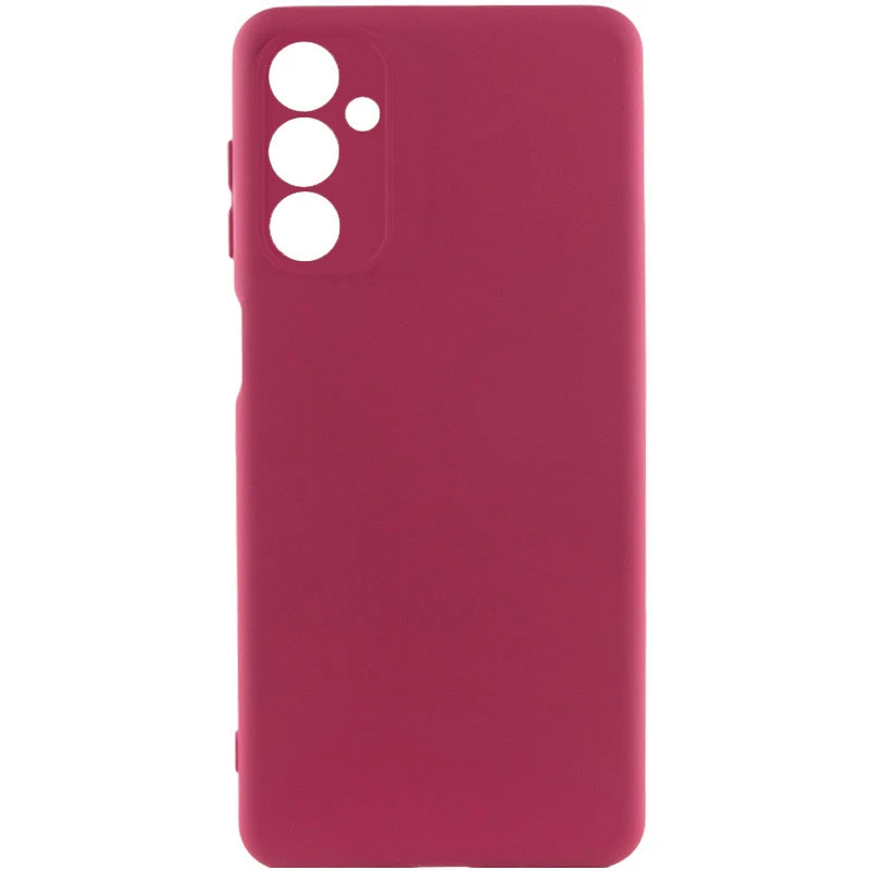 Чохол Silicone Case Lakshmi з закритою камерою на Samsung Galaxy A15 4G/5G – Бордовий / Marsala. Фото 2 з 6