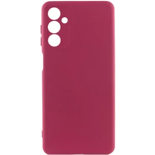 Чехол Silicone Case Lakshmi с закрытой камерой для Samsung Galaxy M14 5G — Бордовый / Marsala