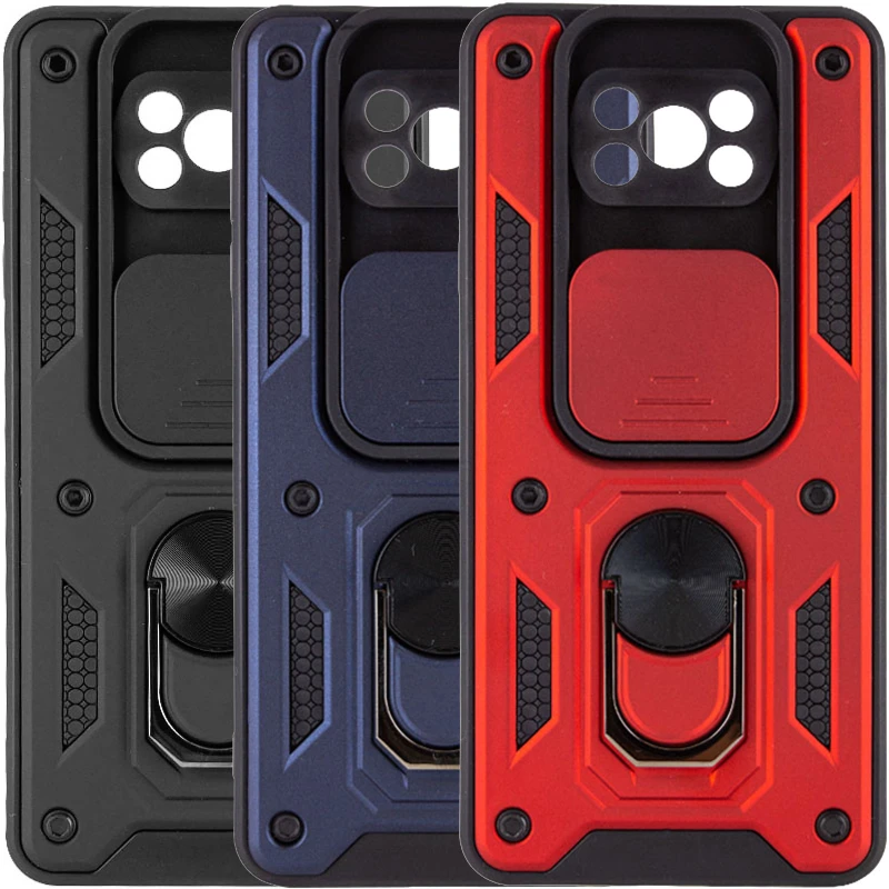 Удароміцний чохол Ummi Camshield Serge Ring (in box) для Xiaomi Poco X3 NFC / Poco X3 Pro фото 1 з 4