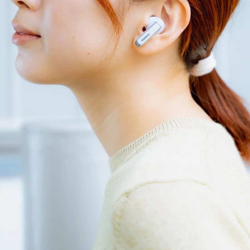 Бездротові TWS навушники Baseus OS Bowie M2s Pro (A00051801) – Moon White. Фото 4 з 10