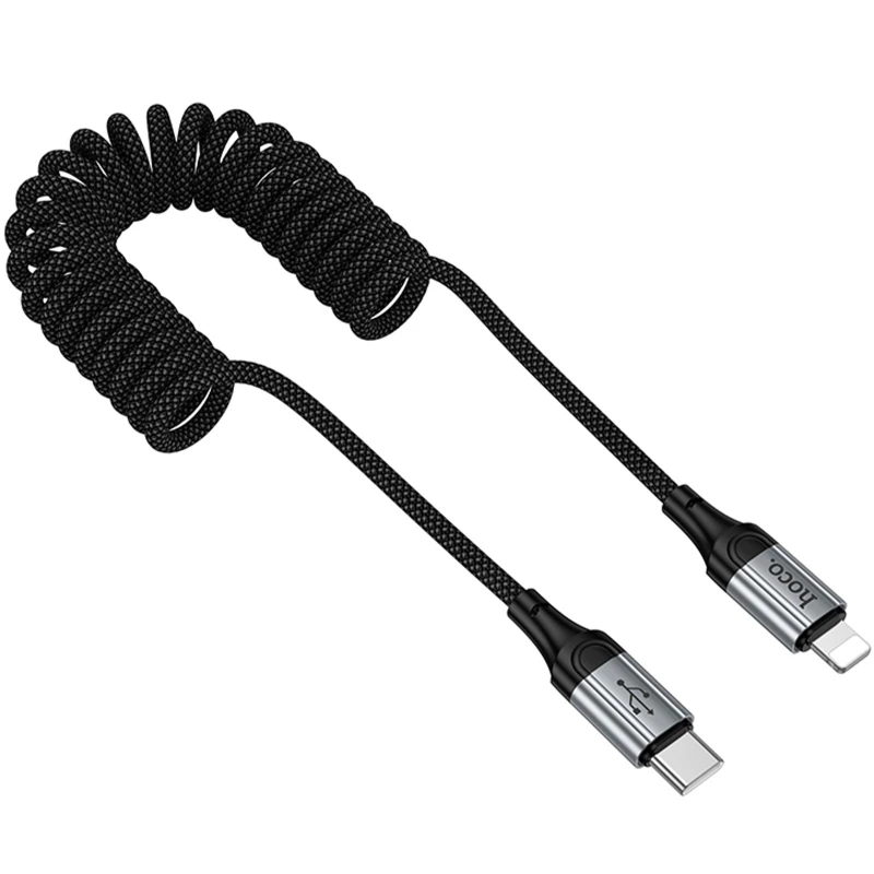 Дата кабель Hoco X121 Nuevo Type-C to Lightning 27W (1.5m) – Black. Фото 3 из 7
