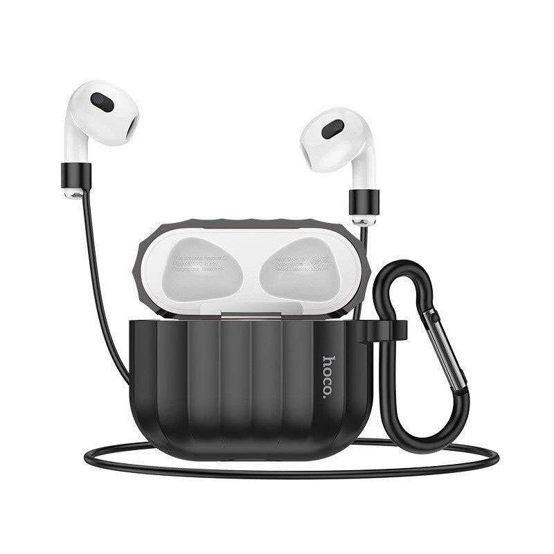 

Силіконовий футляр Hoco WB22 для навушників AirPods 3 (Чорний)