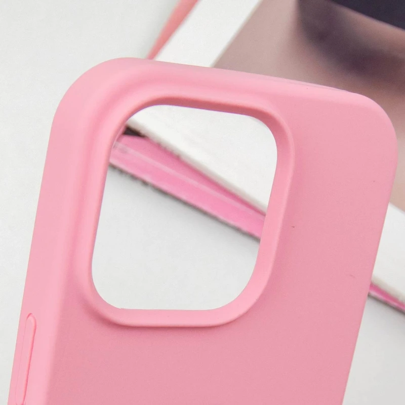 Чехол Silicone Case с закрытым низом для Apple iPhone 13 Pro Max (6.7") – Розовый / Pink. Фото 7 из 12