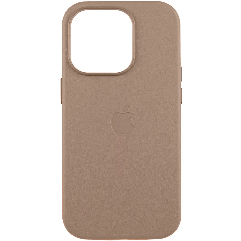 Шкіряний чохол Silicone Case Premium з MagSafe and Animation на Apple iPhone 15 Pro Max (6.7") – Taupe. Фото 1 з 2