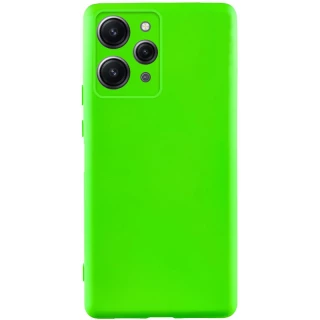 Кольоровий силіконовий чохол GETMAN із закритою камерою для Xiaomi Redmi 12 фото 1 з 1