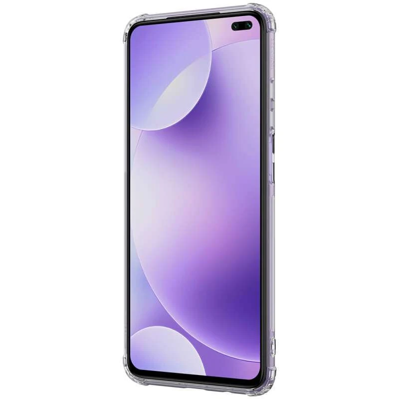 Ультратонкий силиконовый чехол Nillkin для Xiaomi Redmi K30 – Серый (прозрачный). Фото 3 из 4