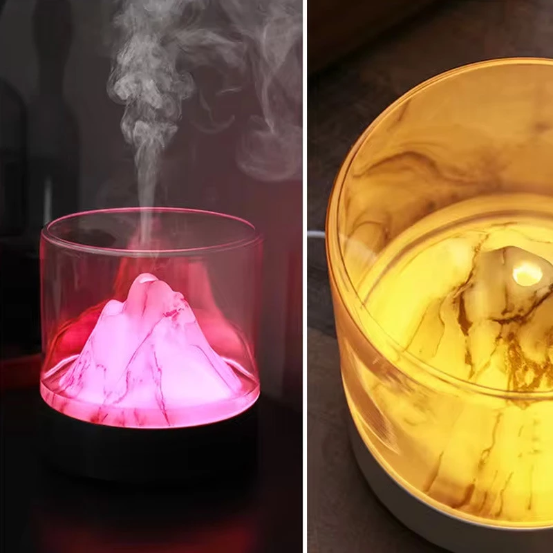 Зволожувач повітря з арома D5 Mountain gradient colour 300ml – Gray. Фото 6 з 6