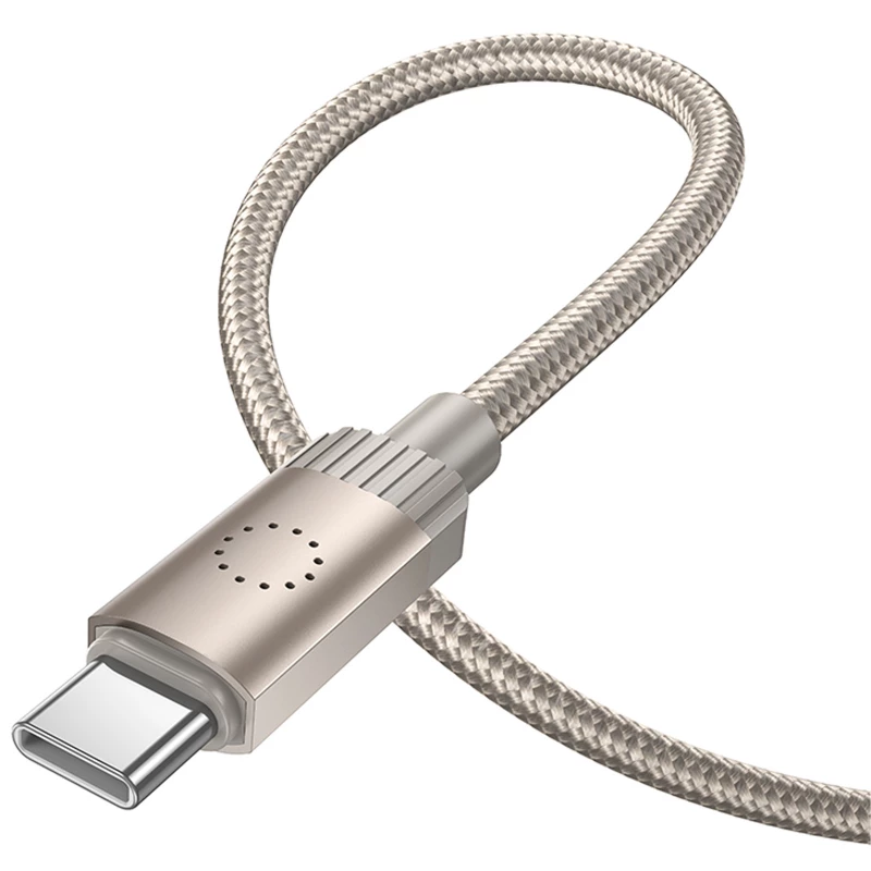Дата кабель Hoco X117 Star Type-C to Type-C 60W (1m) – Gold. Фото 3 з 5