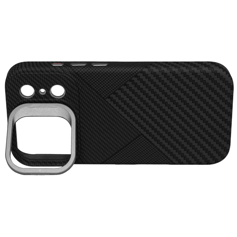 TPU чехол Pixel Craft with MagSafe для Apple iPhone 17 Pro (6.3") – Graphite Flow. Фото 8 из 8