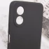 Кольоровий силіконовий чохол із захистом камери на Oppo A58 4G – Чорний / Black. Фото 7 з 7