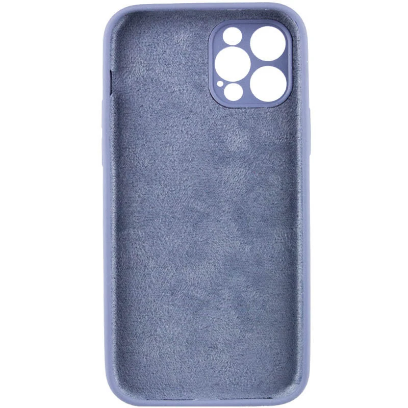 Чохол Silk Full Camera Protective (AA) NO LOGO для Apple iPhone 12 Pro (6.1") – Сірий / Lavender Gray. Фото 4 з 6