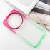 Силіконовий чохол фреш на Xiaomi Redmi A3 – Салатовий / Рожевий. Фото 4 з 9