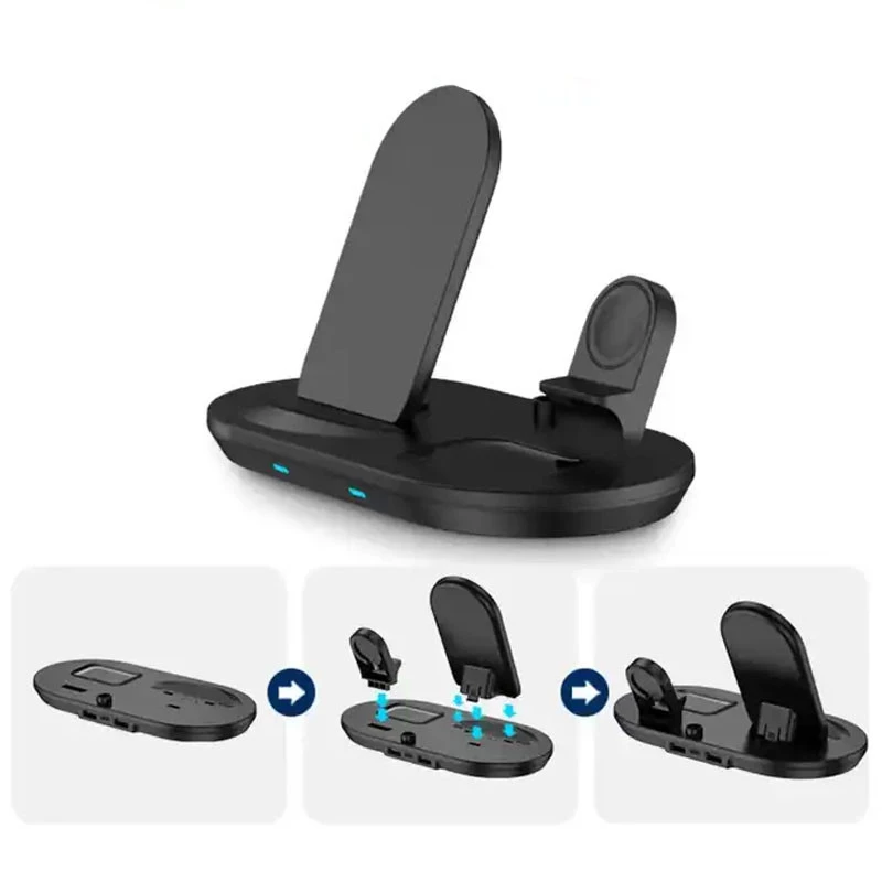 БЗП + слот для Apple Pencil J887 4in1 – Black. Фото 2 з 4