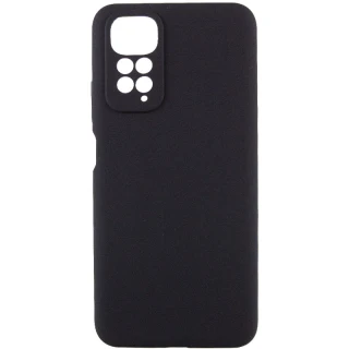 Чохол Silicone Case Lakshmi Premium із закритою камерою для Xiaomi Redmi Note 11 (Global) / Note 11S — Чорний / Black