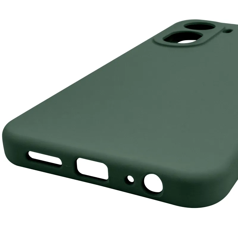 Чехол Silicone Case Lakshmi Premium з закритою камерою на Xiaomi Redmi A7 Pro 4G – Зеленый / Cyprus Green. Фото 6 из 6