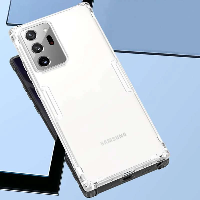 Ультратонкий силіконовий чохол Nillkin на Samsung Galaxy Note 20 Ultra – Безбарвний (прозорий). Фото 4 з 8