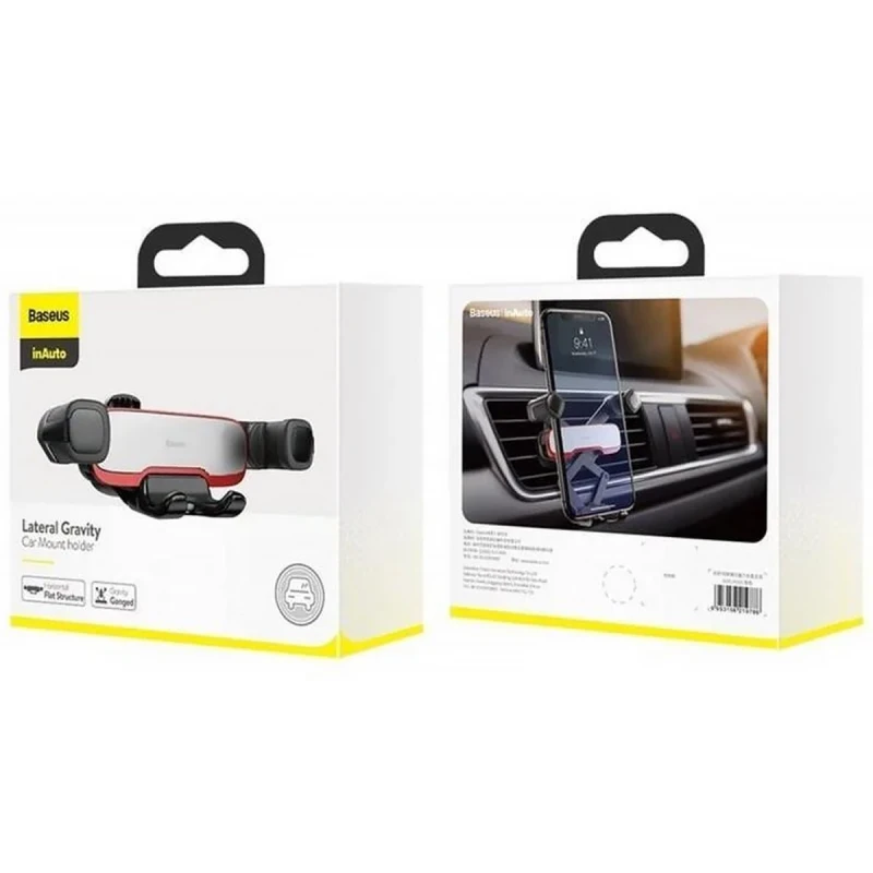 Автотримач Baseus Mr Hui Gravity Car Mount (SUYL-HU0) – silver. Фото 2 з 4