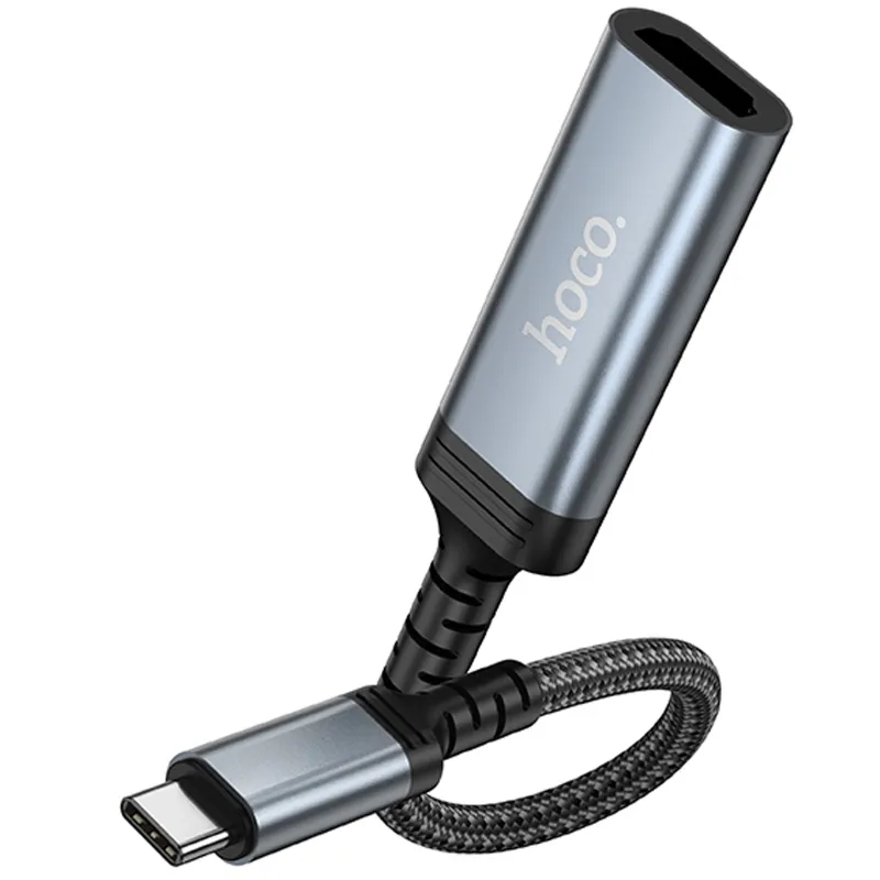 Перехідник Hoco UA43A Type-C to HDTV (0.2m) – Metal gray. Фото 5 з 6