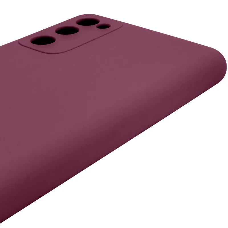 Чохол Silicone Case Lakshmi Premium із закритою камерою для Samsung Galaxy S20 FE – Бордовий / Plum. Фото 5 з 6