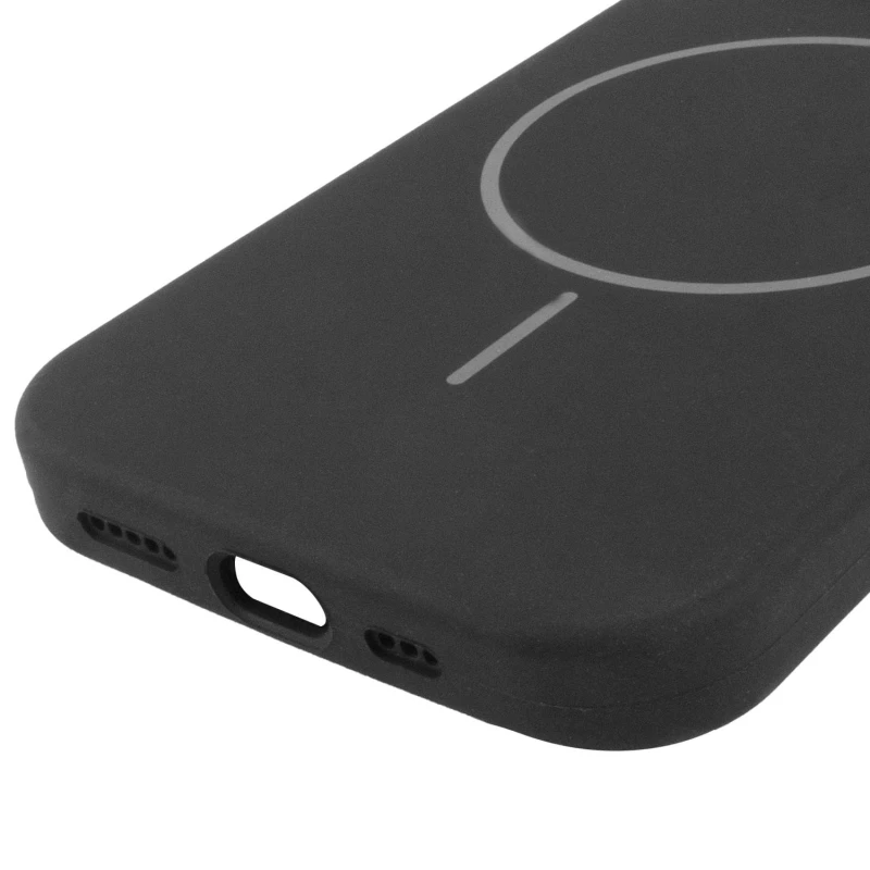 Чохол Silk Full Protective (AA) NO LOGO with Magnetic Fit для Apple iPhone 14 (6.1") – Чорний / Black. Фото 6 з 6