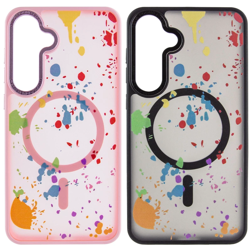 Чохол абстракція малювання з MagSafe на Samsung Galaxy S24 FE фото 2 з 3