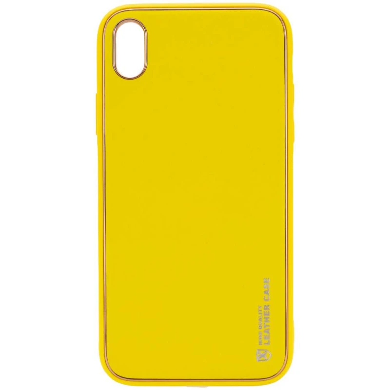 

Кожаный чехол Xshield для Apple iPhone X (5.8") (Желтый / Yellow), Жовтий / yellow