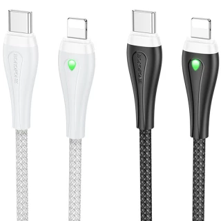 Дата кабель Borofone BX100 Advantage 27W Type-C to Lightning фото 1 з 1