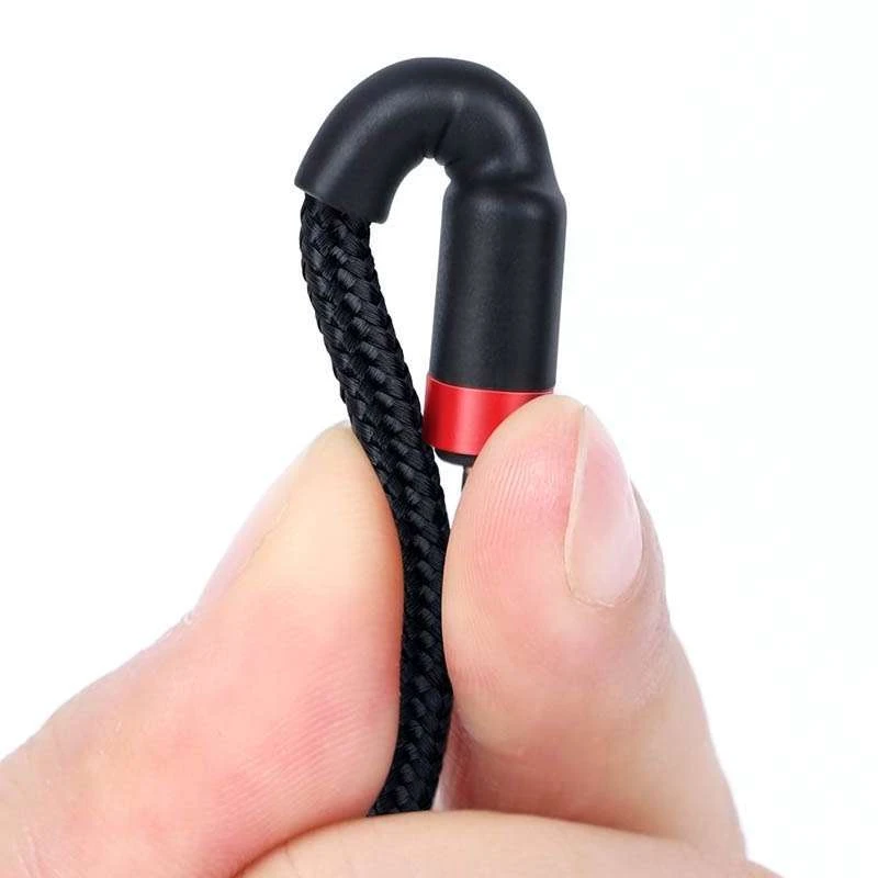 Дата кабель Baseus Cafule Type-C to Type-C Cable PD 2.0 60W (2m) – Чорний / Червоний. Фото 3 з 3