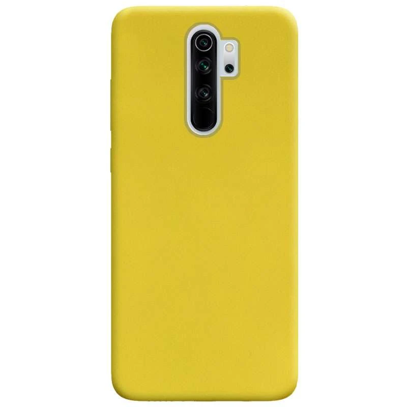 

Цветной силиконовый чехол для Xiaomi Redmi Note 8 Pro (Желтый), Жовтий