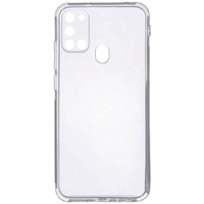 Ультратонкий силіконовий чохол 1,5 мм з захистом камери на Samsung Galaxy A21s – Безбарвний (прозорий). Фото 1 з 1