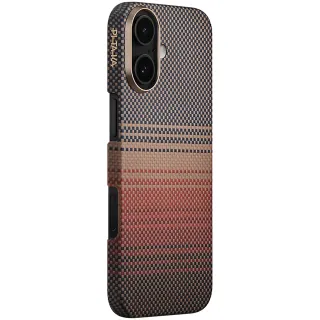 Чохол Aramid Fiber PTK Premium with MagSafe (NFC) для Apple iPhone 17 (6.3") фото 1 з 2