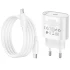 МЗП Hoco C109A Fighter PD20W (1USB-C) + кабель Type-C to Type-C – White. Фото 6 з 6