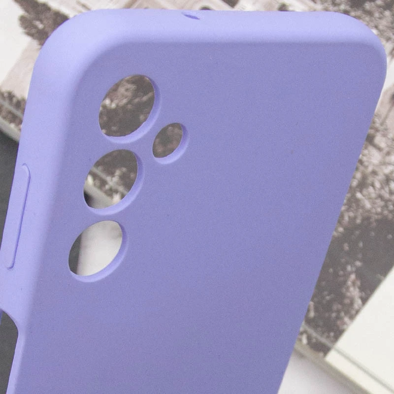 Чехол Silicone Case Lakshmi Premium з закритою камерою на Samsung Galaxy A18 – Сиреневый / Dasheen. Фото 9 из 16