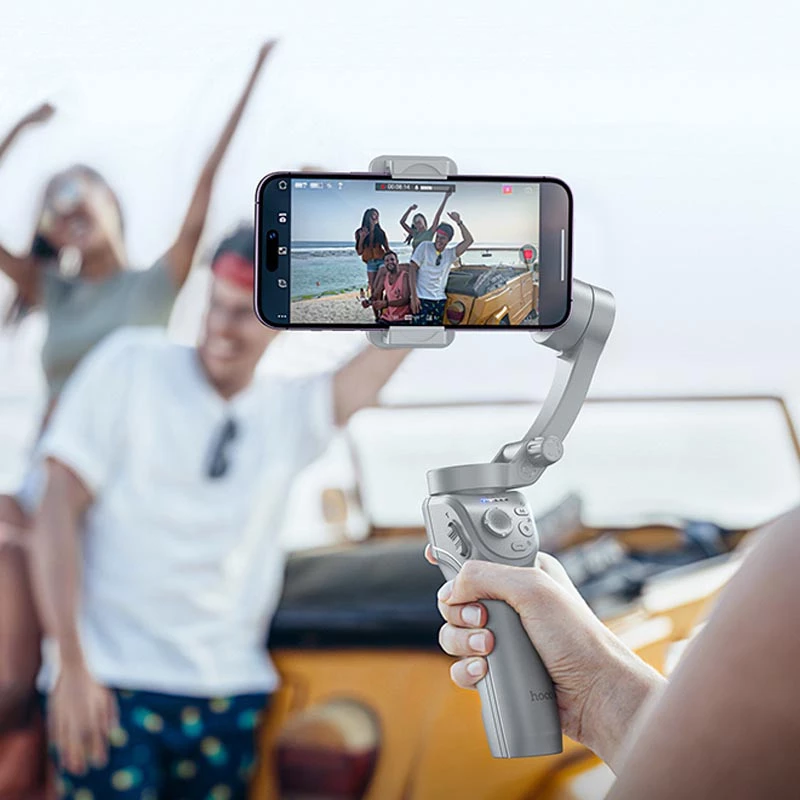 Стабилизатор Hoco K24 Support 3-axis smart gimbal – Gray. Фото 8 из 8