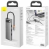 Перехідник HUB Baseus Metal Gleam Series (Type-C to HDMI4K@60Hz+3xUSB3.0+PD+RJ45) (CAHUB-CW) – Station Gray. Фото 11 з 11